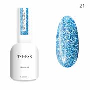 Гель-лак TIES Night Diamond светоотражающий 21, 10 мл