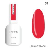 Гель-лак TIES Bright beach 51, 10 мл