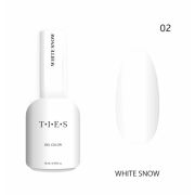 Гель-лак TIES White snow 02, 10 мл