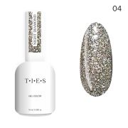 Гель-лак TIES Night Diamond светоотражающий 04, 10 мл