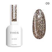 Гель-лак TIES Night Diamond светоотражающий 09, 10 мл