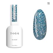 Гель-лак TIES Night Diamond светоотражающий 11, 10 мл