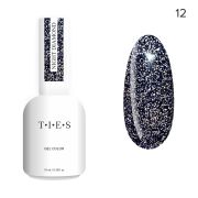 Гель-лак TIES Night Diamond светоотражающий 12, 10 мл