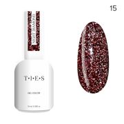 Гель-лак TIES Night Diamond светоотражающий 15, 10 мл