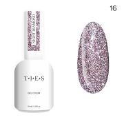 Гель-лак TIES Night Diamond светоотражающий 16, 10 мл